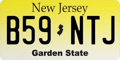 NJ license plate B59NTJ