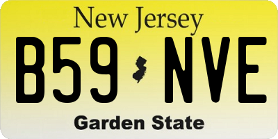 NJ license plate B59NVE