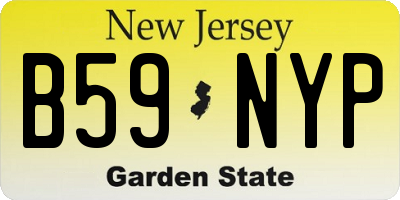 NJ license plate B59NYP