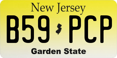 NJ license plate B59PCP