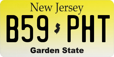 NJ license plate B59PHT
