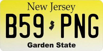 NJ license plate B59PNG