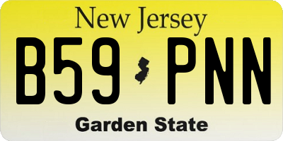 NJ license plate B59PNN