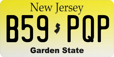 NJ license plate B59PQP