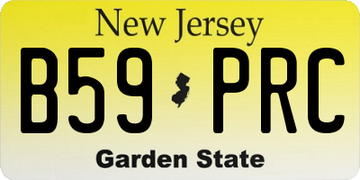 NJ license plate B59PRC