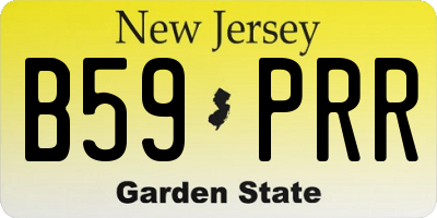 NJ license plate B59PRR