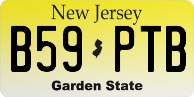 NJ license plate B59PTB