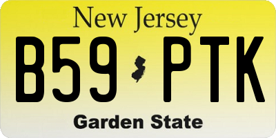 NJ license plate B59PTK