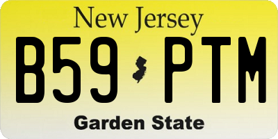 NJ license plate B59PTM