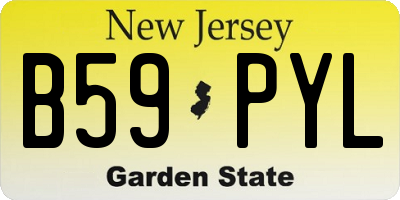 NJ license plate B59PYL