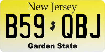 NJ license plate B59QBJ