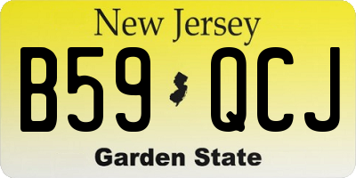 NJ license plate B59QCJ