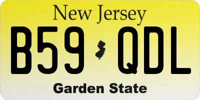 NJ license plate B59QDL