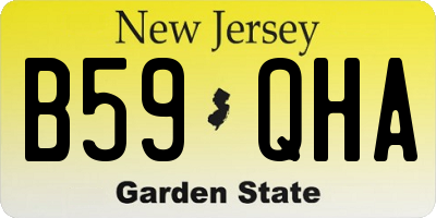 NJ license plate B59QHA