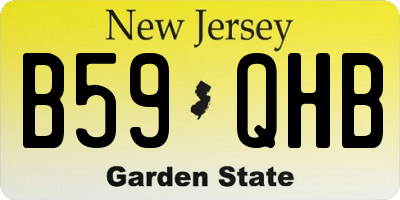 NJ license plate B59QHB