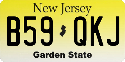NJ license plate B59QKJ