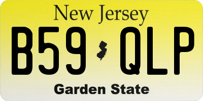 NJ license plate B59QLP