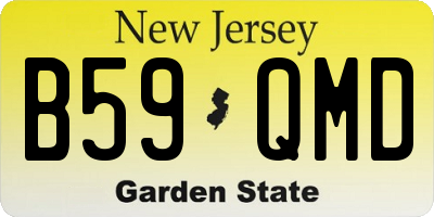 NJ license plate B59QMD
