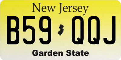 NJ license plate B59QQJ