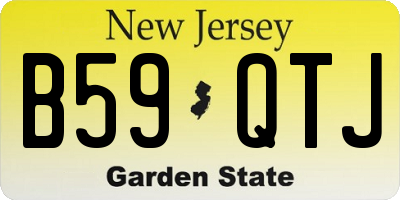 NJ license plate B59QTJ