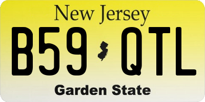 NJ license plate B59QTL