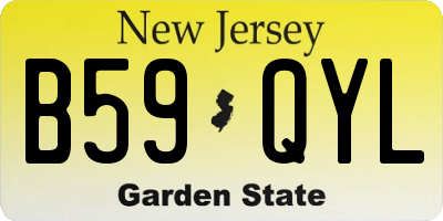 NJ license plate B59QYL