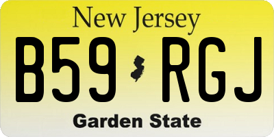 NJ license plate B59RGJ