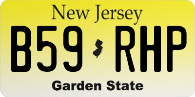 NJ license plate B59RHP