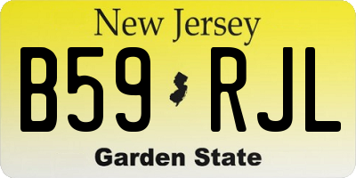 NJ license plate B59RJL
