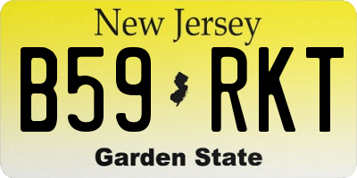 NJ license plate B59RKT