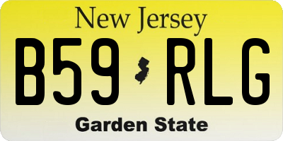 NJ license plate B59RLG