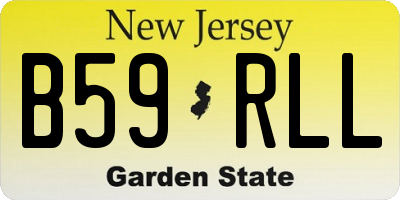 NJ license plate B59RLL