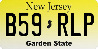 NJ license plate B59RLP
