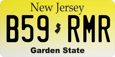 NJ license plate B59RMR