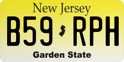 NJ license plate B59RPH
