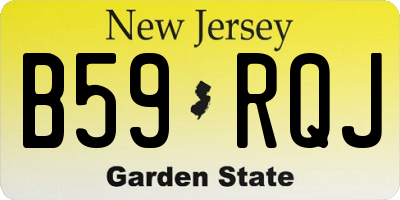 NJ license plate B59RQJ