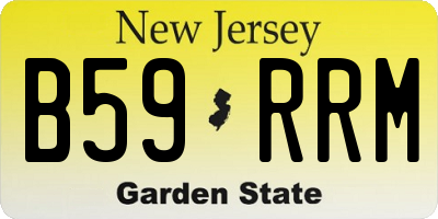 NJ license plate B59RRM