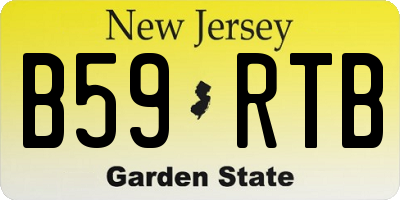 NJ license plate B59RTB