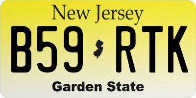 NJ license plate B59RTK