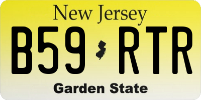 NJ license plate B59RTR