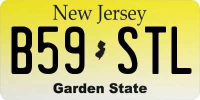 NJ license plate B59STL