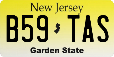 NJ license plate B59TAS