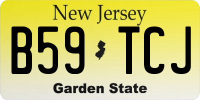 NJ license plate B59TCJ
