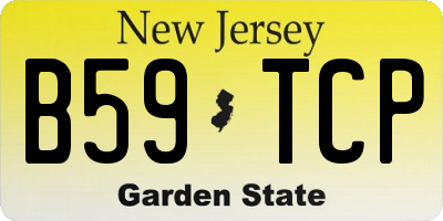 NJ license plate B59TCP