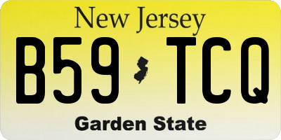 NJ license plate B59TCQ