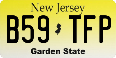 NJ license plate B59TFP