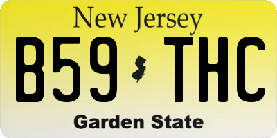 NJ license plate B59THC