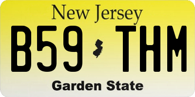 NJ license plate B59THM