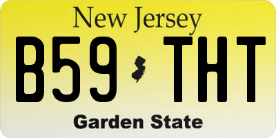 NJ license plate B59THT