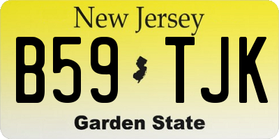 NJ license plate B59TJK